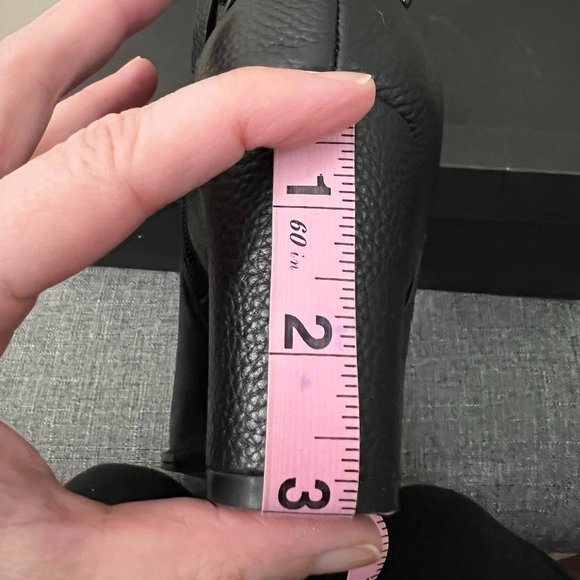 Saks Fifth Avenue "Flora" black leather boots - Picture 10 of 10